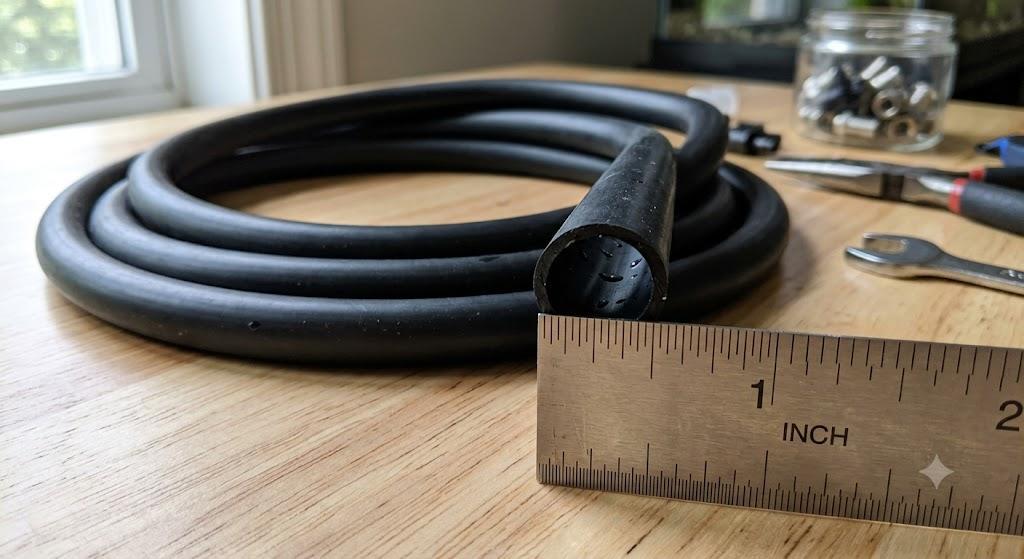 1/2" Black Hose per Ft