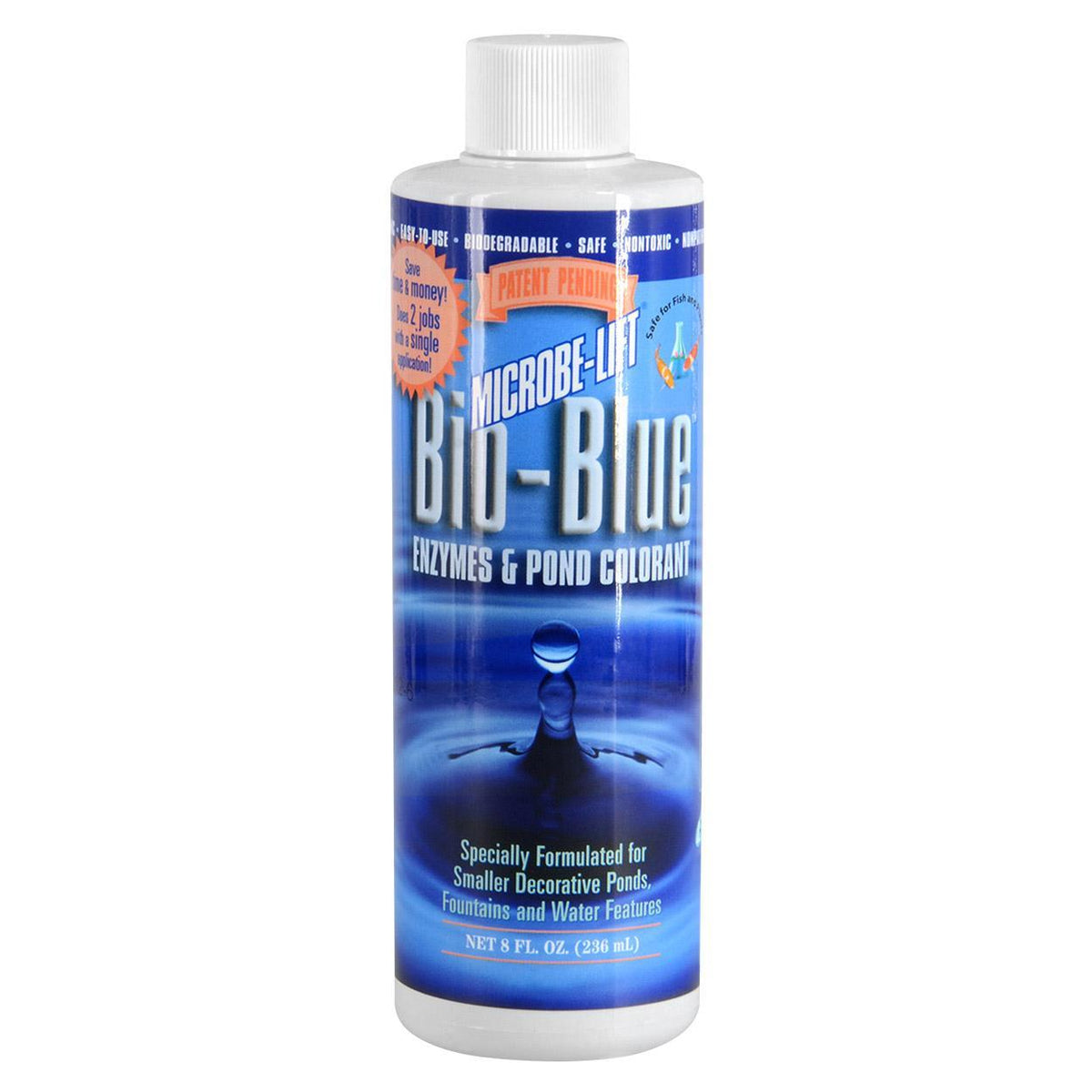 MICROBE-LIFT Bio-Blue Enzymes & Pond Colorant - 8 oz