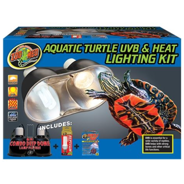 Zoo Med Aquatic Turtle UVB & Heat Lighting Kit
