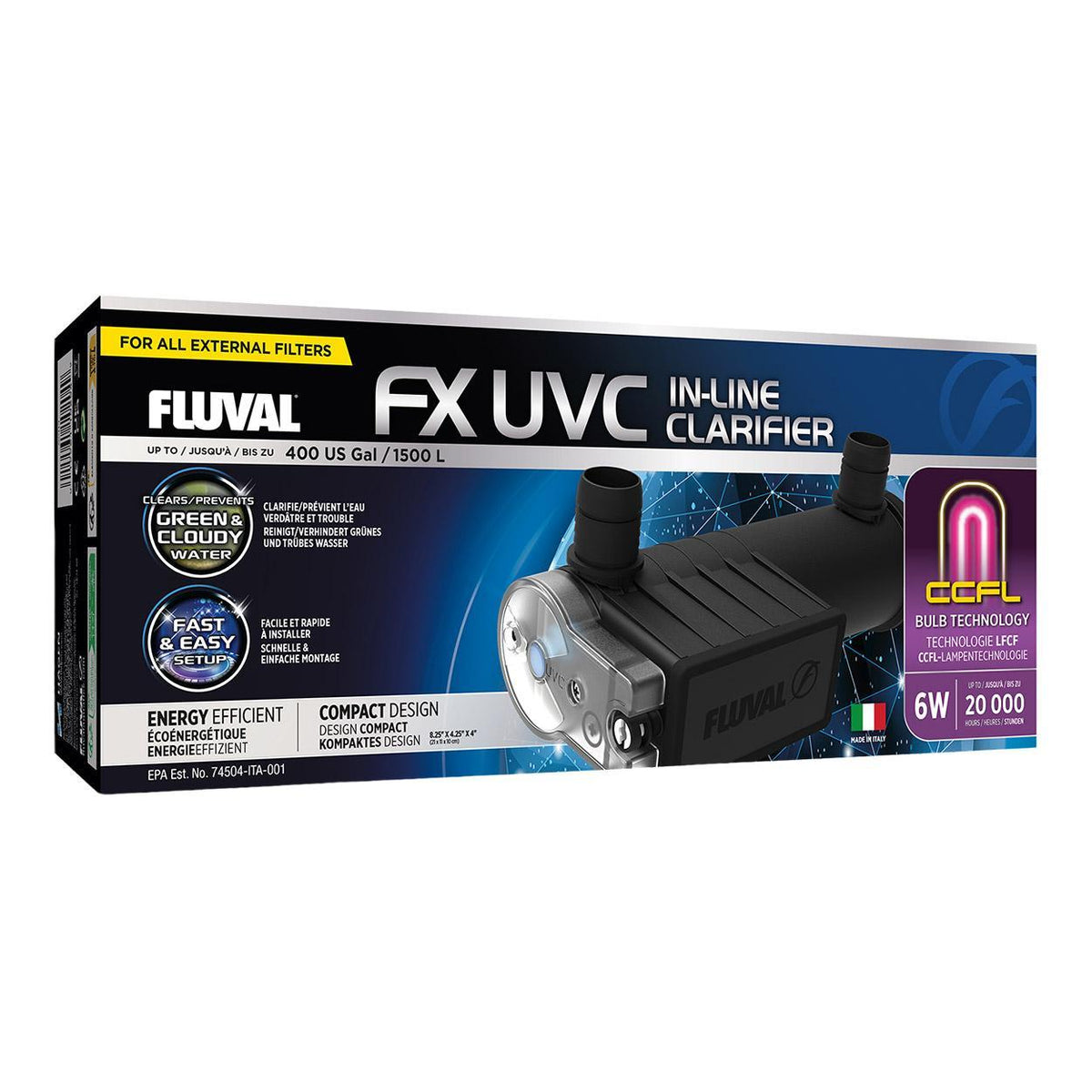 Fluval FX UVC 6W Clarifier