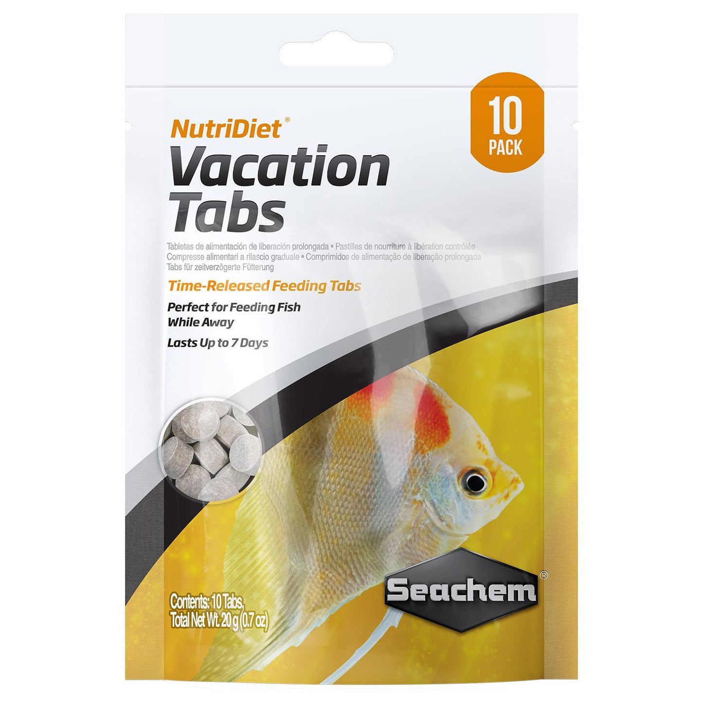 Seachem Nutridiet Vacation Tabs 10 Pk