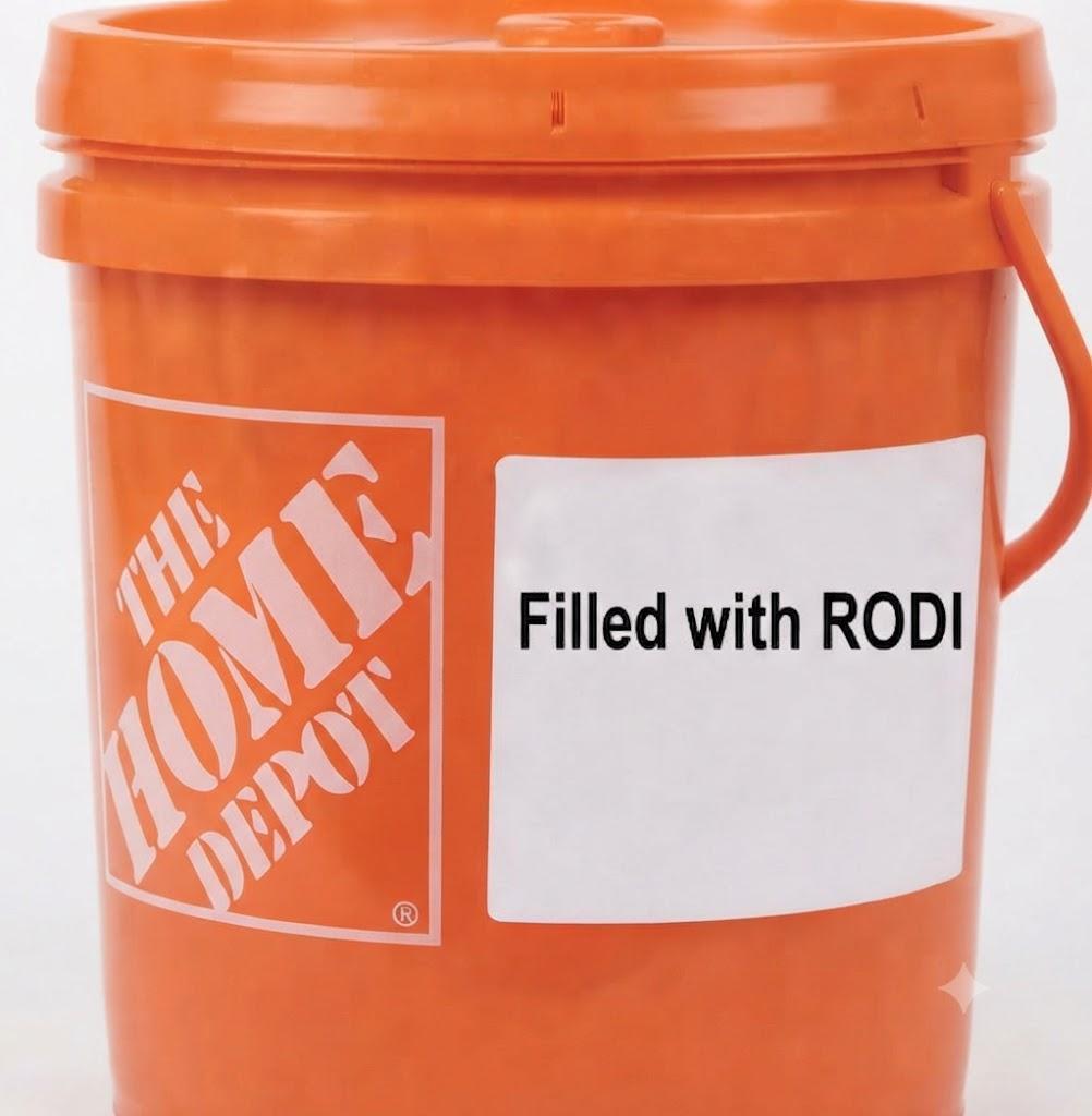 5 Gallon Bucket of RODI with a lid