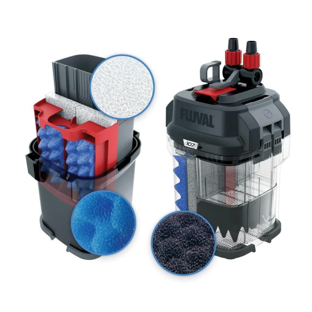 Fluval 107 Bio-Foam Value Pack