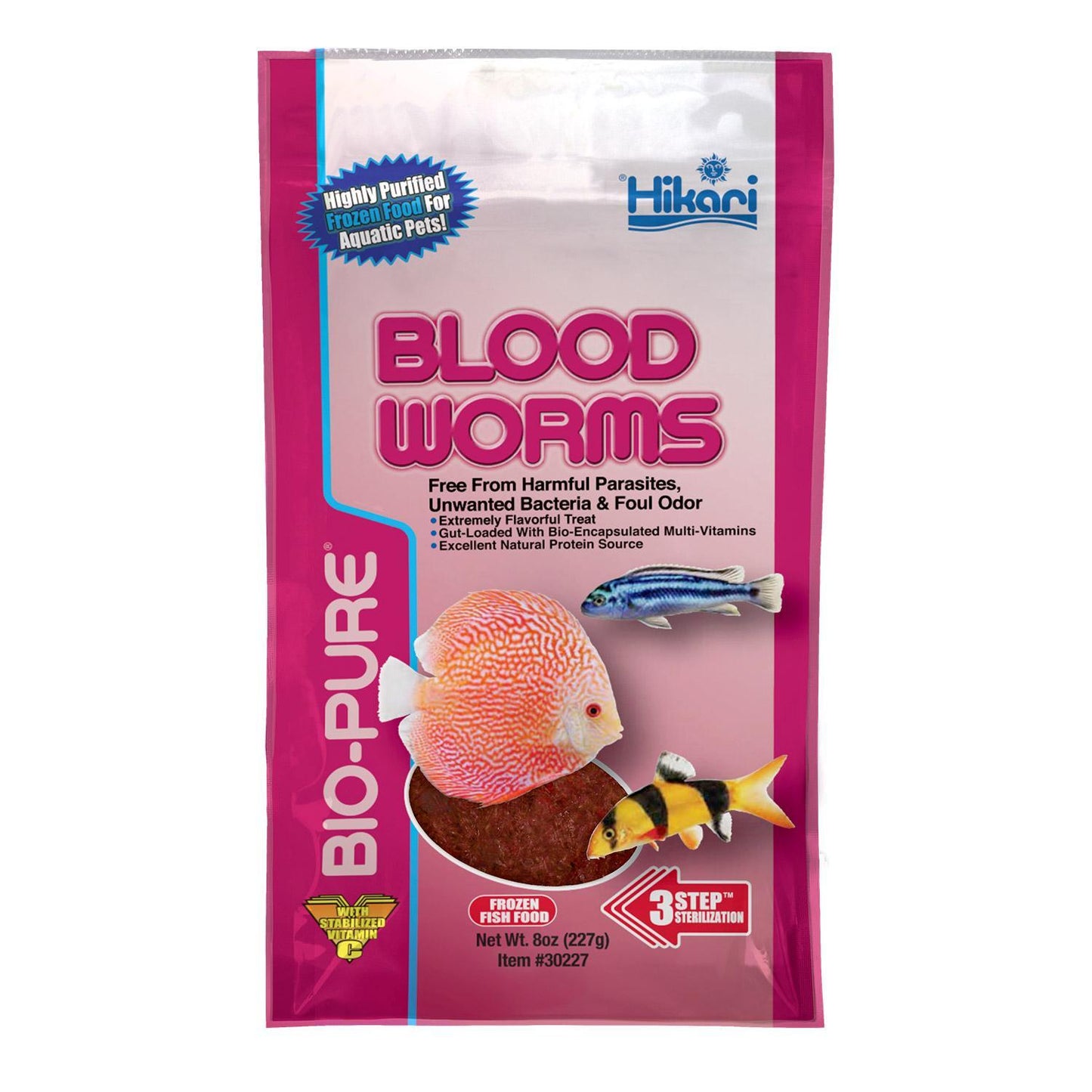 Frozen Blood Worms Flatpack 8oz