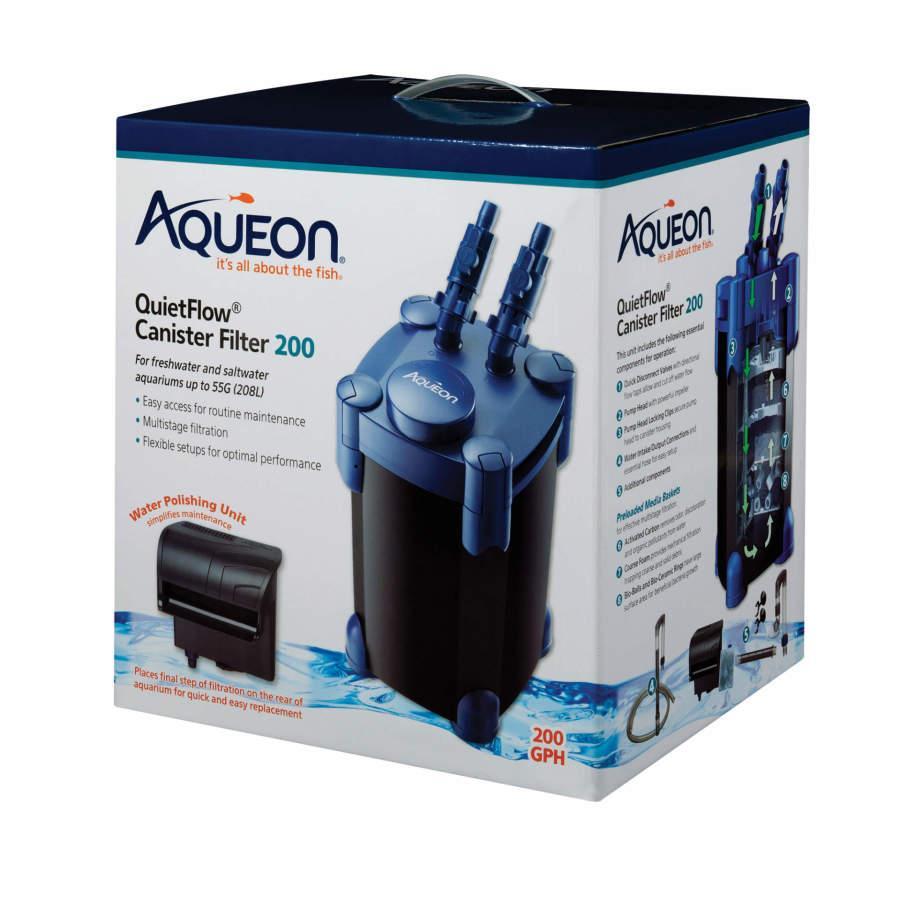 Aqueon QuietFlow Canister Aquarium Filter 55g