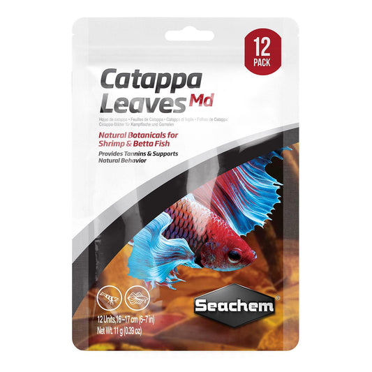 Seachem Catappa Leaves MD 12pk