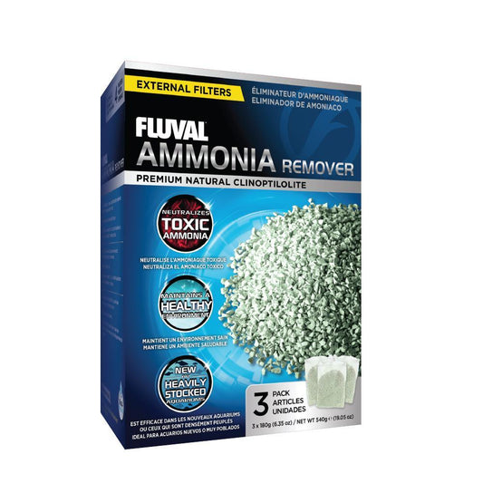 Fluval Ammonia Remover 180g 3pk