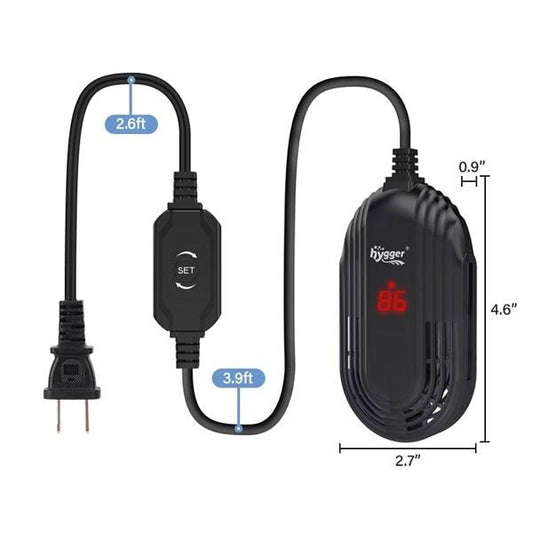Hygger Mini Flat Heater 25w