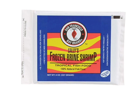 San Francisco Frozen Brine Shrimp Flat 8 oz