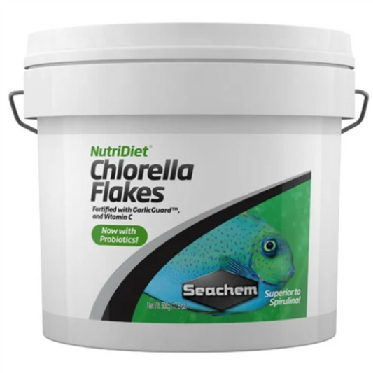 Seachem NutriDiet Chlorella Flakes w/ Probiotics 17.6oz (500grams)