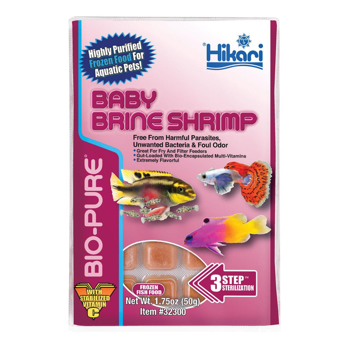 Hikari Bio-Pure Frozen Baby Brine Shrimp Cubes 1.75oz