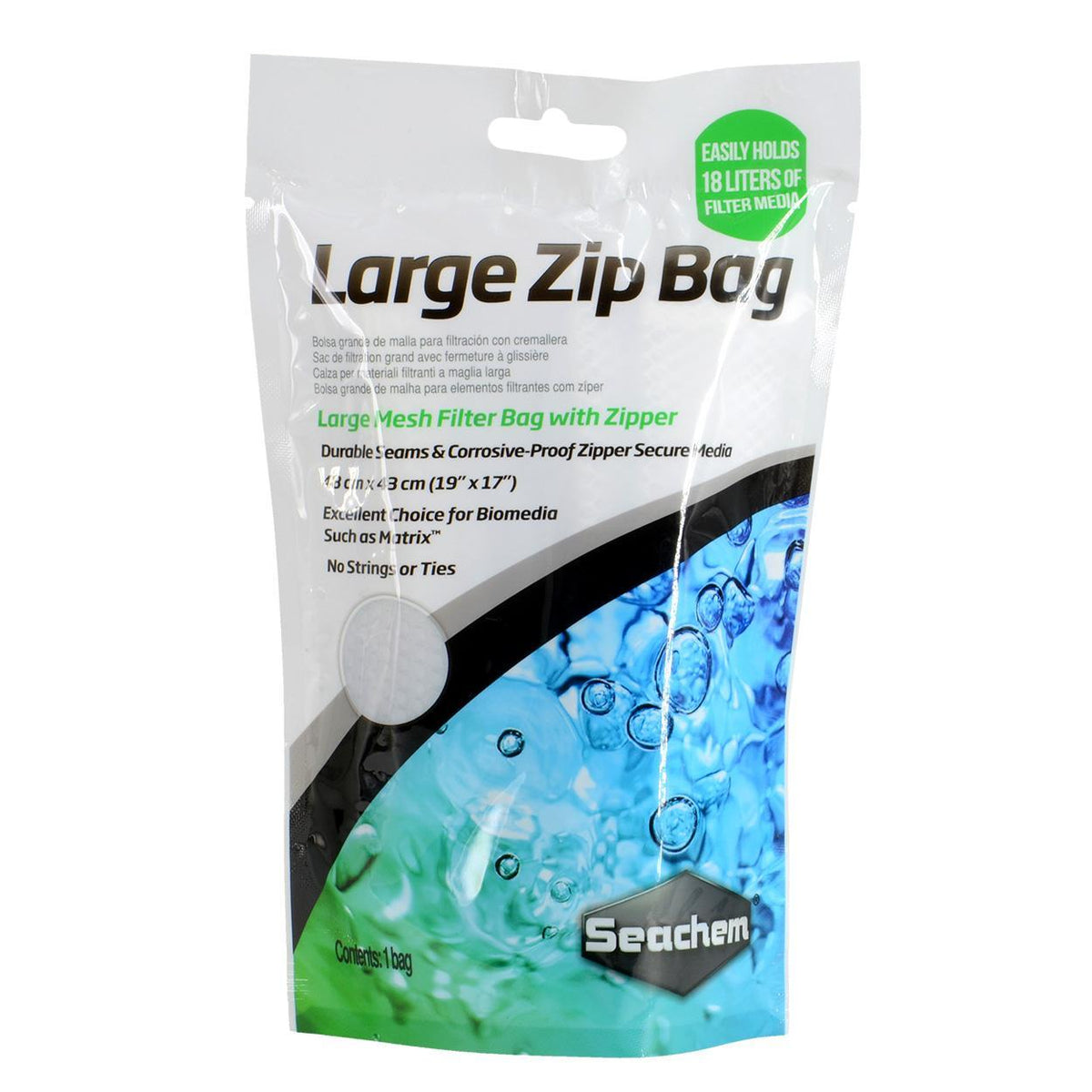 Seachem Large Zip Bag