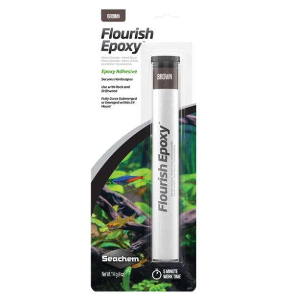 Seachem Flourish Epoxy - 4 oz - Brown