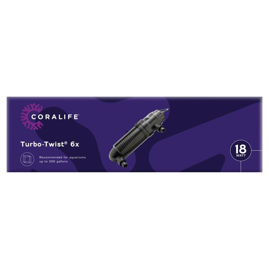Coralife Turbo-Twist UV Sterilizer Black, 1ea/6X, 18 W, Up To 250 gal