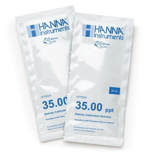 HI70024 (2) Salinity Single Calibration Sachets