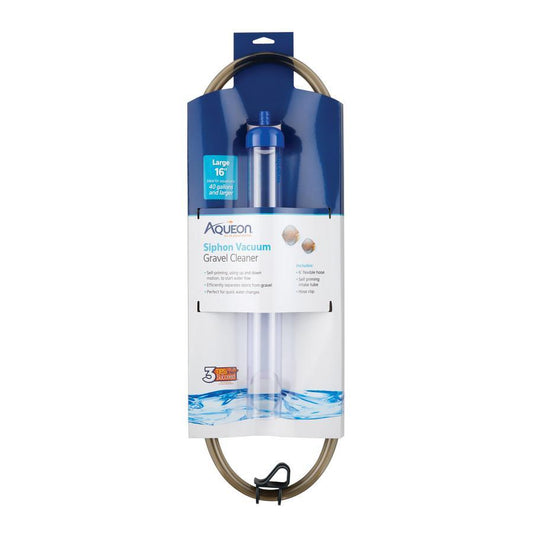 Aqueon Aquarium Siphon Vacuum Gravel Cleaner Large 16 in