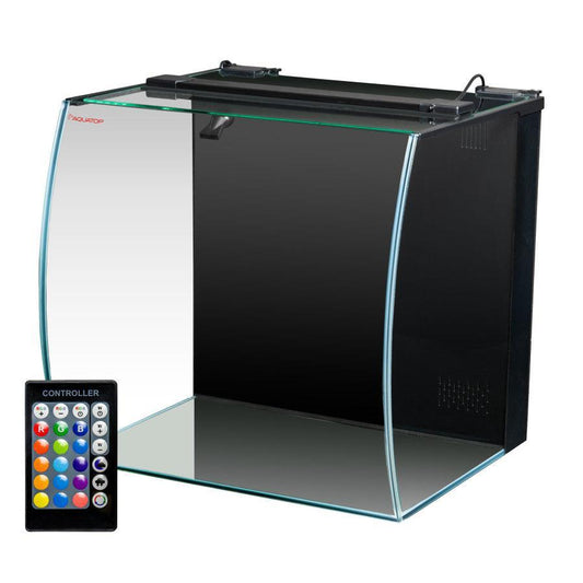 Aquatop Formosa Bowfront Desktop Glass Aquarium Tank 13.5 gal