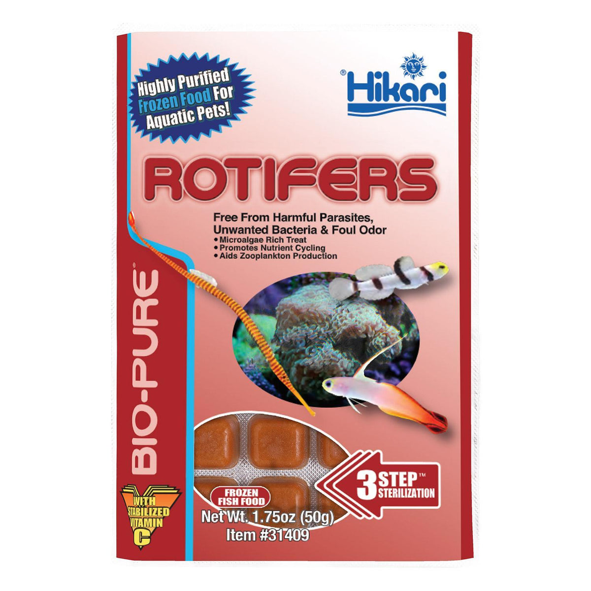 Hikari Bio-Pure Frozen Rotifer Cubes 1.75oz