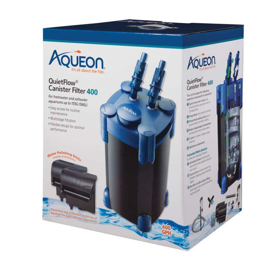 Aqueon QuietFlow Canister Aquarium Filter 100-150g