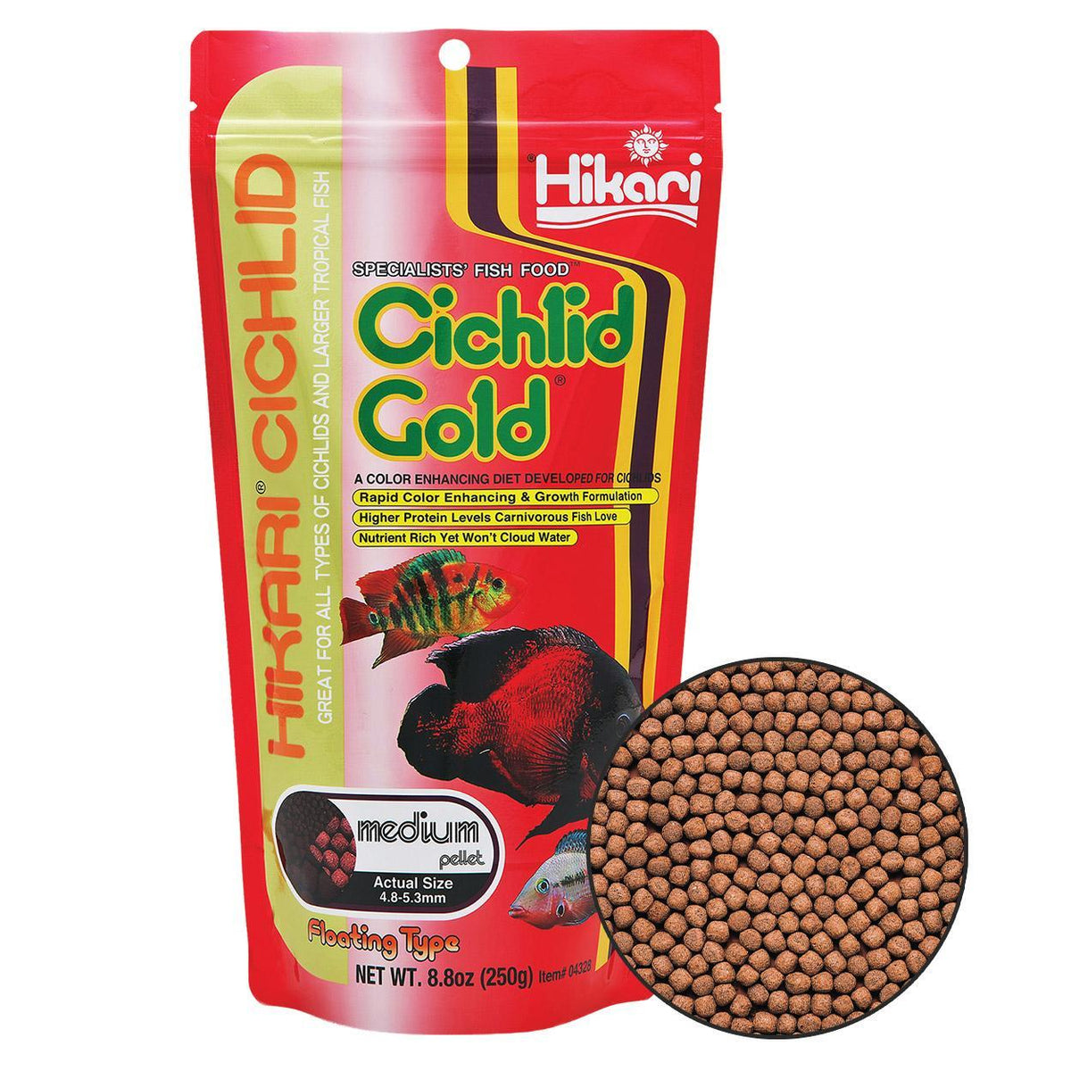 Hikari Cichlid Gold Md 250 g