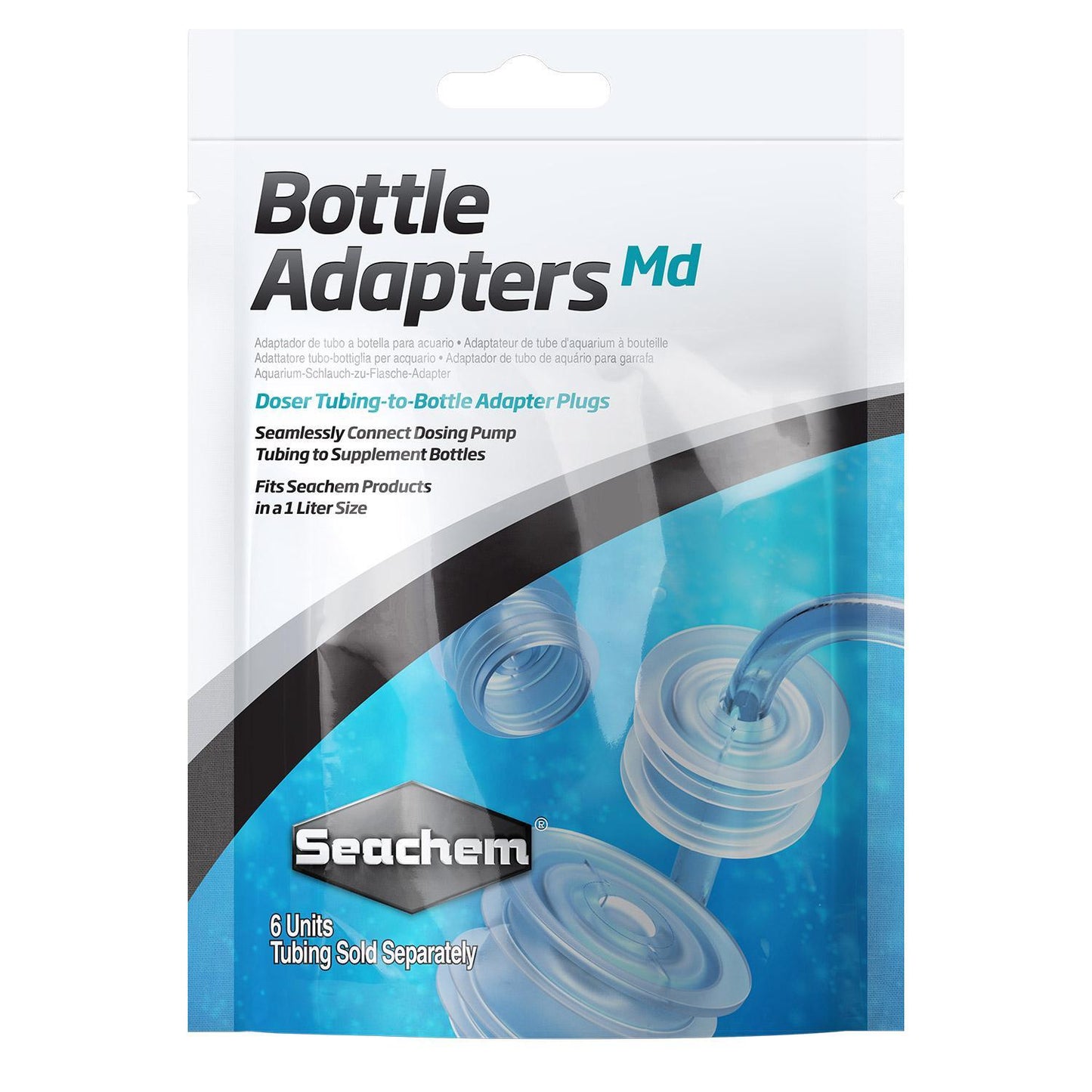 Seachem Bottle Plugs M 6pk