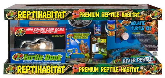 Zoo Med ReptiHabitat Aquatic Turtle Kit 20 gal
