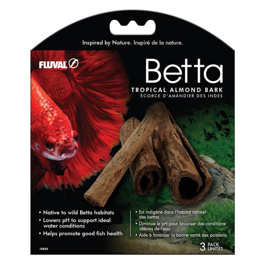 Fluval Betta Tropical Almond Bark 3pk
