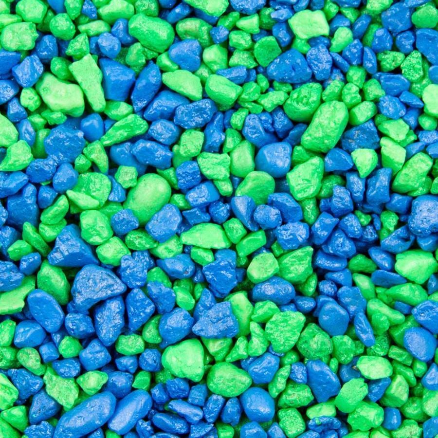 5# Spectrastone Green&Blue Gravel