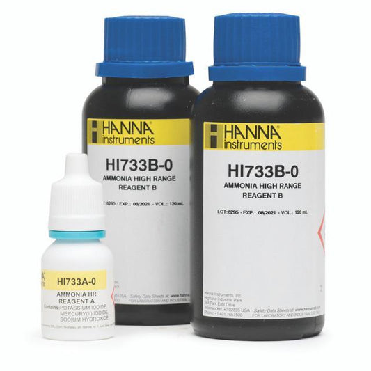 Hanna HI733-25 Ammonia High Range Checker Reagents (25 Tests)