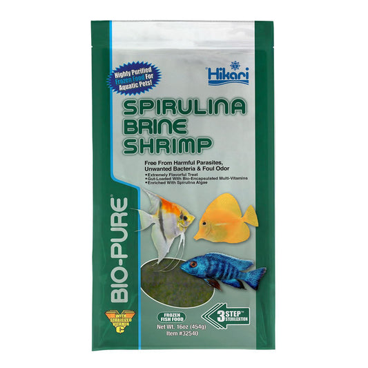 Hikari Frozen Spirulina Brine Shrimp 16 OZ