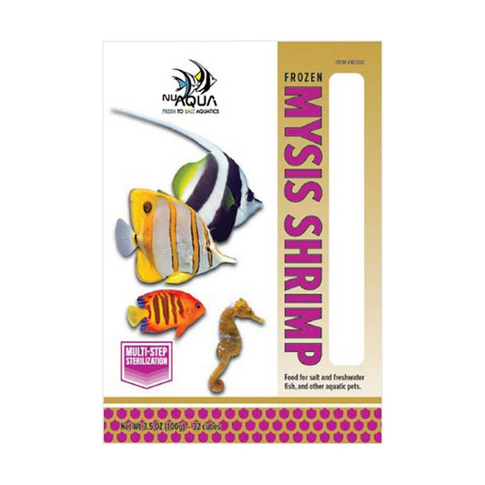 NuAqua Frozen Mysis Shrimp Cubes 3.5oz