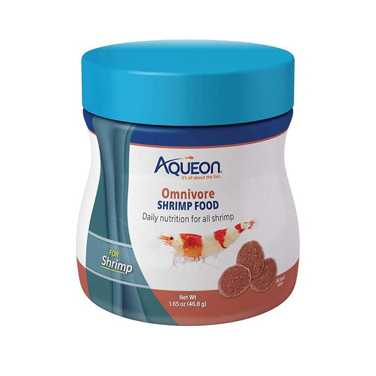 Aqueon Omnivore Shrimp Disc Food Fish Food 1.65 oz