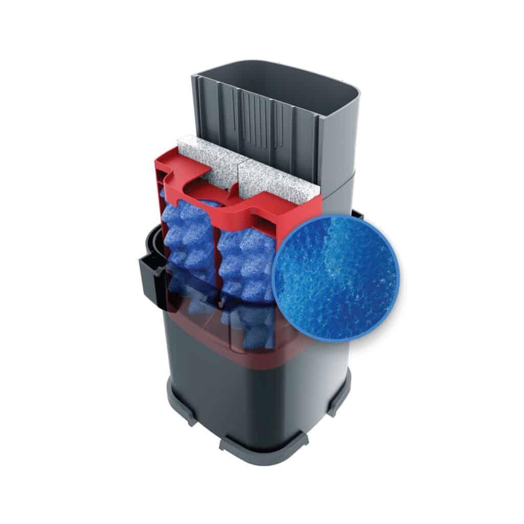 Fluval 107 Blue BioFoam MAX, 2pcs