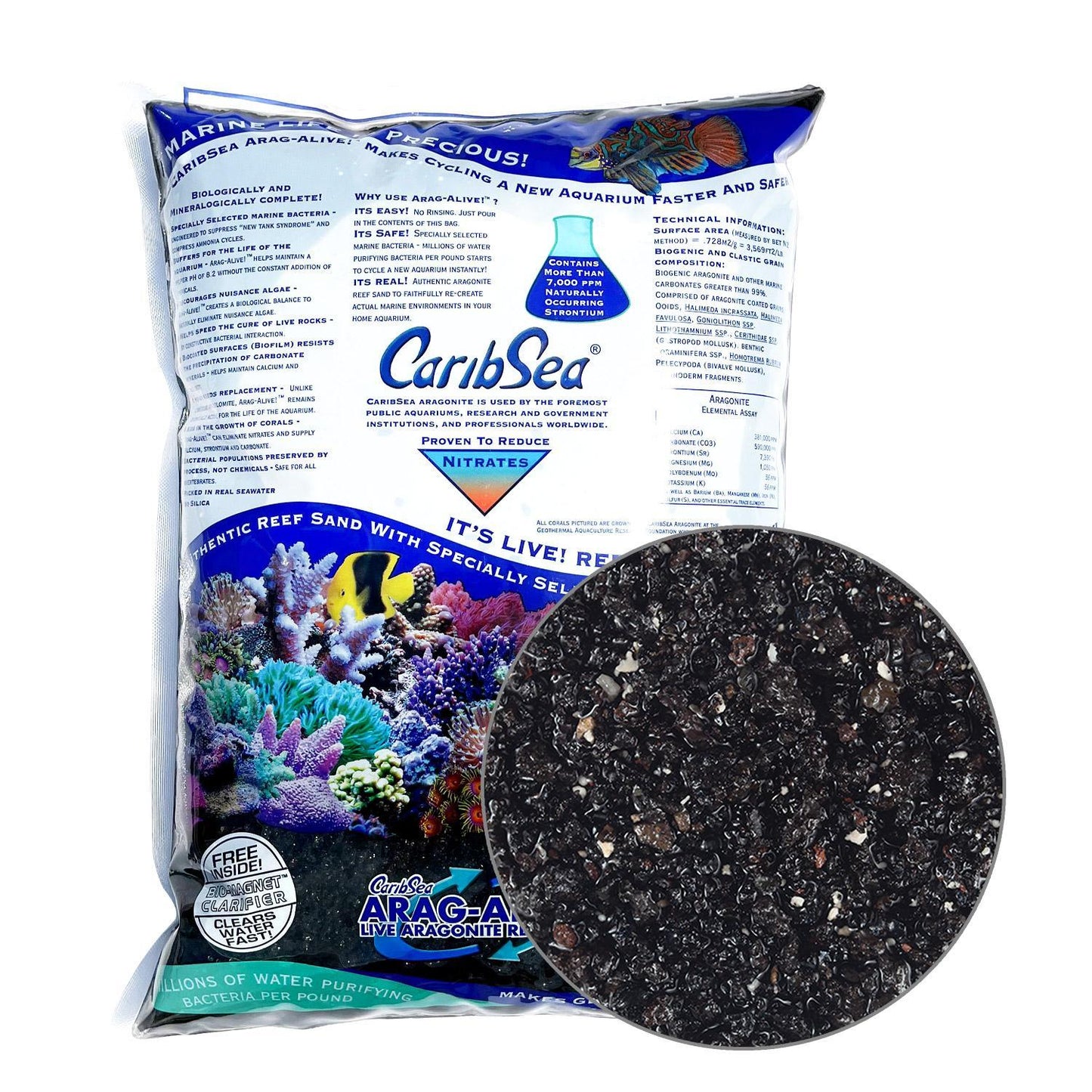 20# Hawaiian Black Live Sand