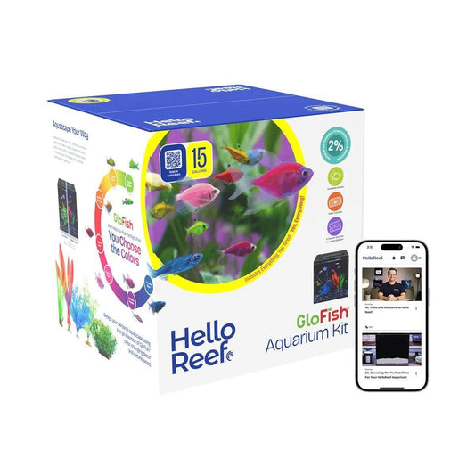 Helloreef Glofish Aquarium Kit