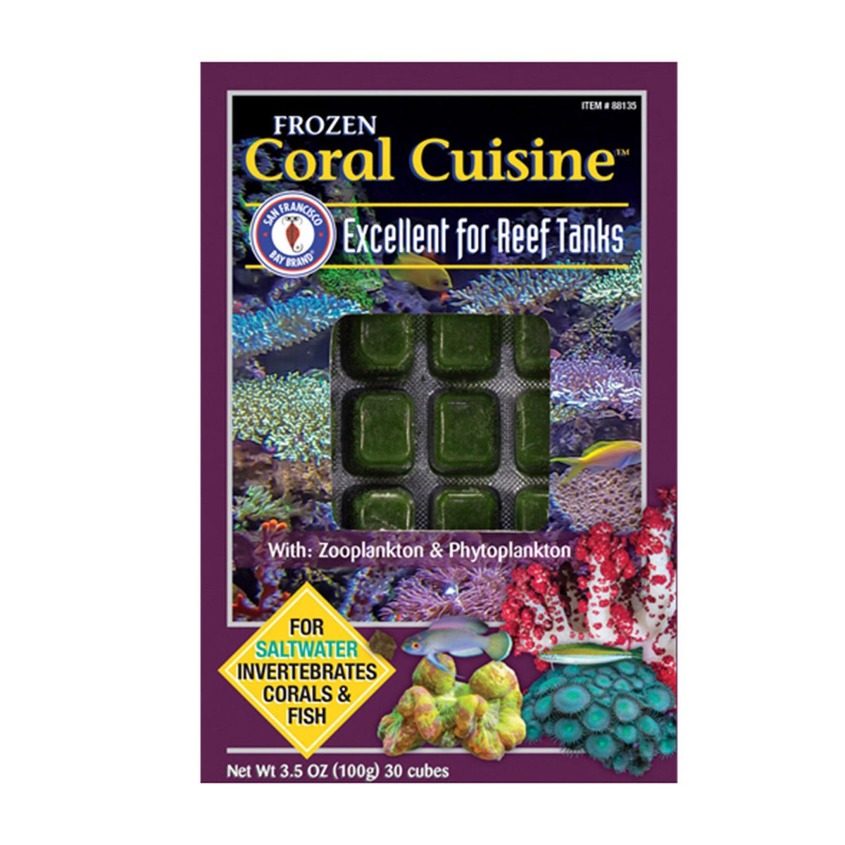 Ocean Nutrition Frozen Silversides Flat 4 oz.